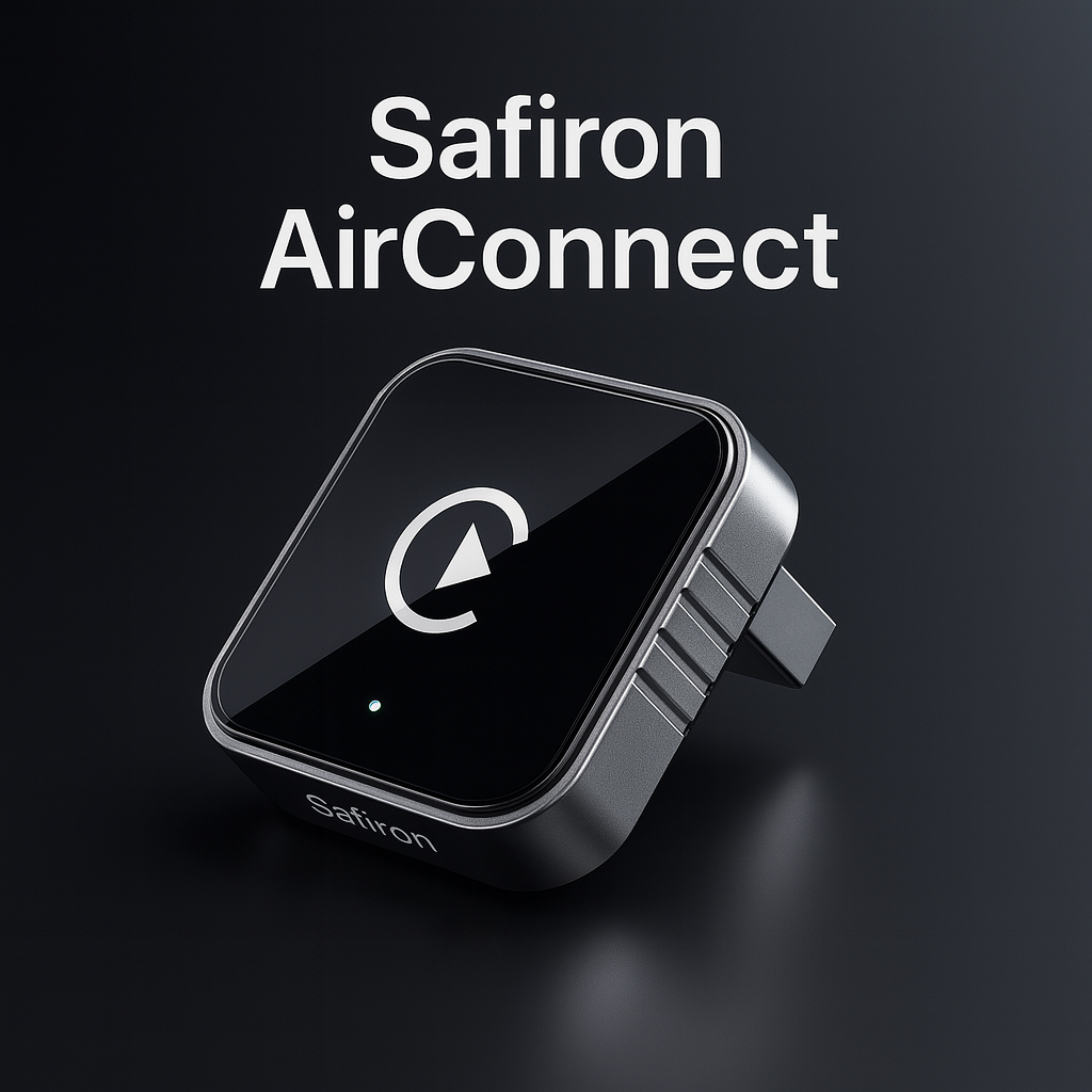 Safiron AirConnect – Convierte tu CarPlay a inalámbrico