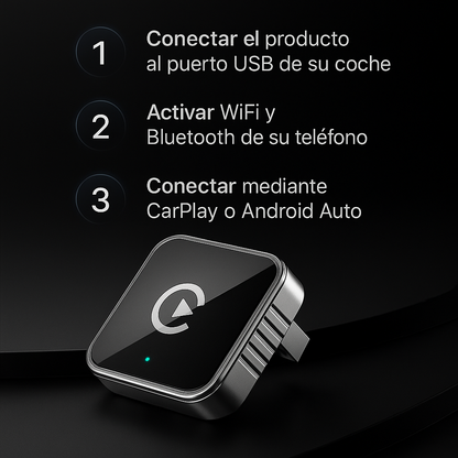Safiron AirConnect – Convierte tu CarPlay a inalámbrico
